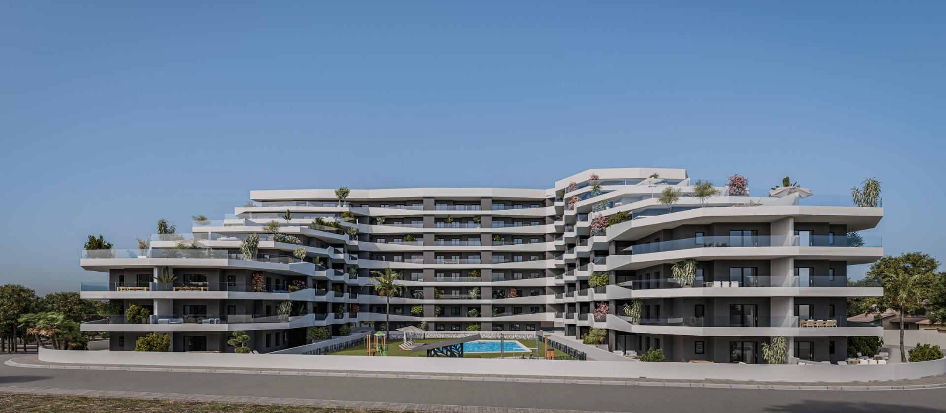 NOVÉ APARTMÁNY S BAZÉNEM V SAN MIGUEL DE SALINAS