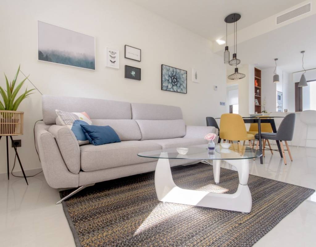 NOVOSTAVBA BYTOVÝ KOMPLEX BUNGALOVŮ V LOS BALCONES, TORREVIEJA - Bungalov v přízemí