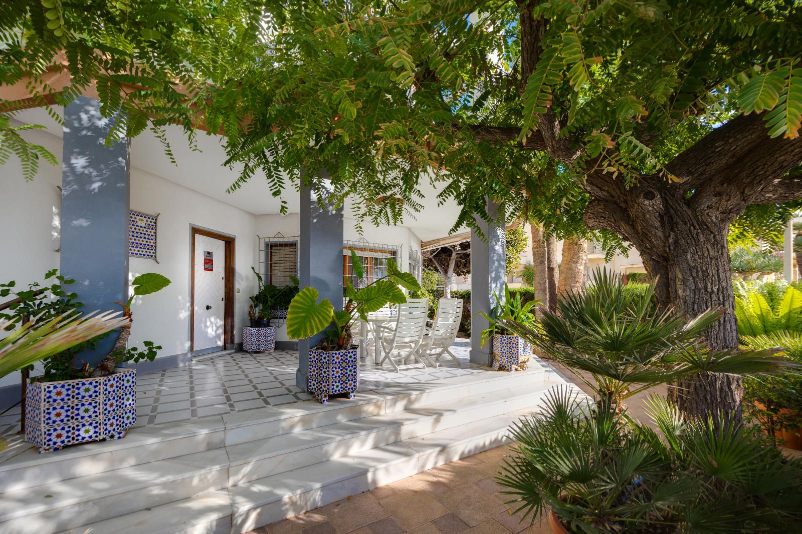 Spectacular villa with 270º sea views and terraces in every bedroom.