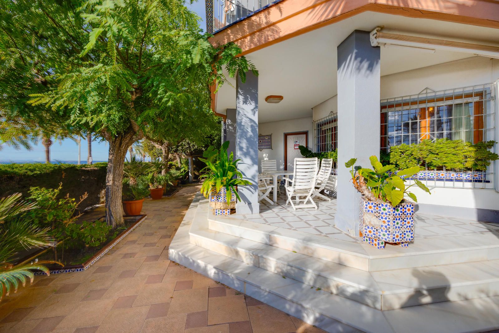Spectacular villa with 270º sea views and terraces in every bedroom.