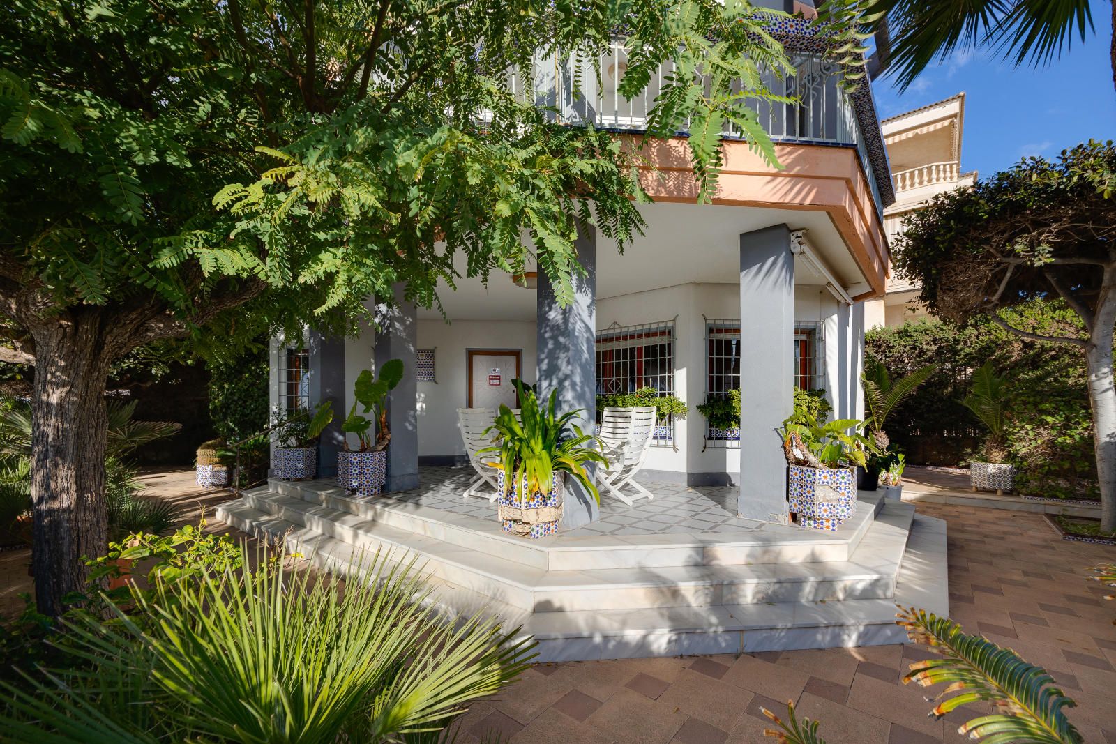 Spectacular villa with 270º sea views and terraces in every bedroom.