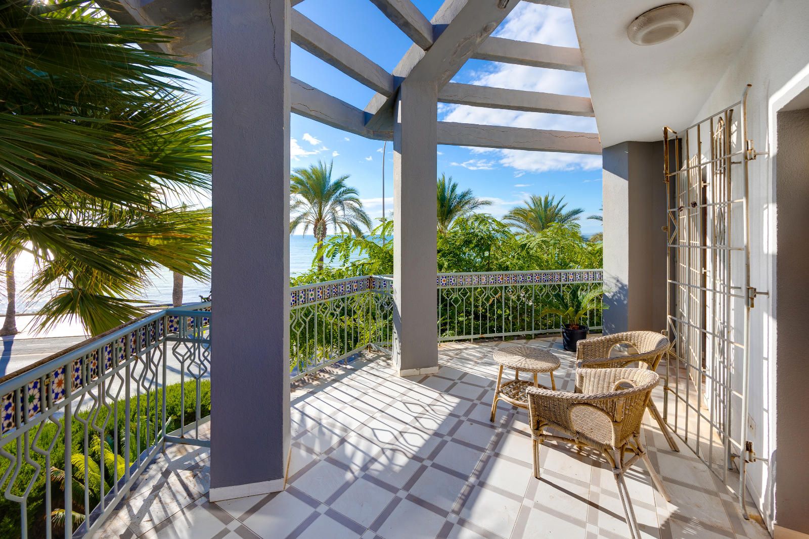 Spectacular villa with 270º sea views and terraces in every bedroom.