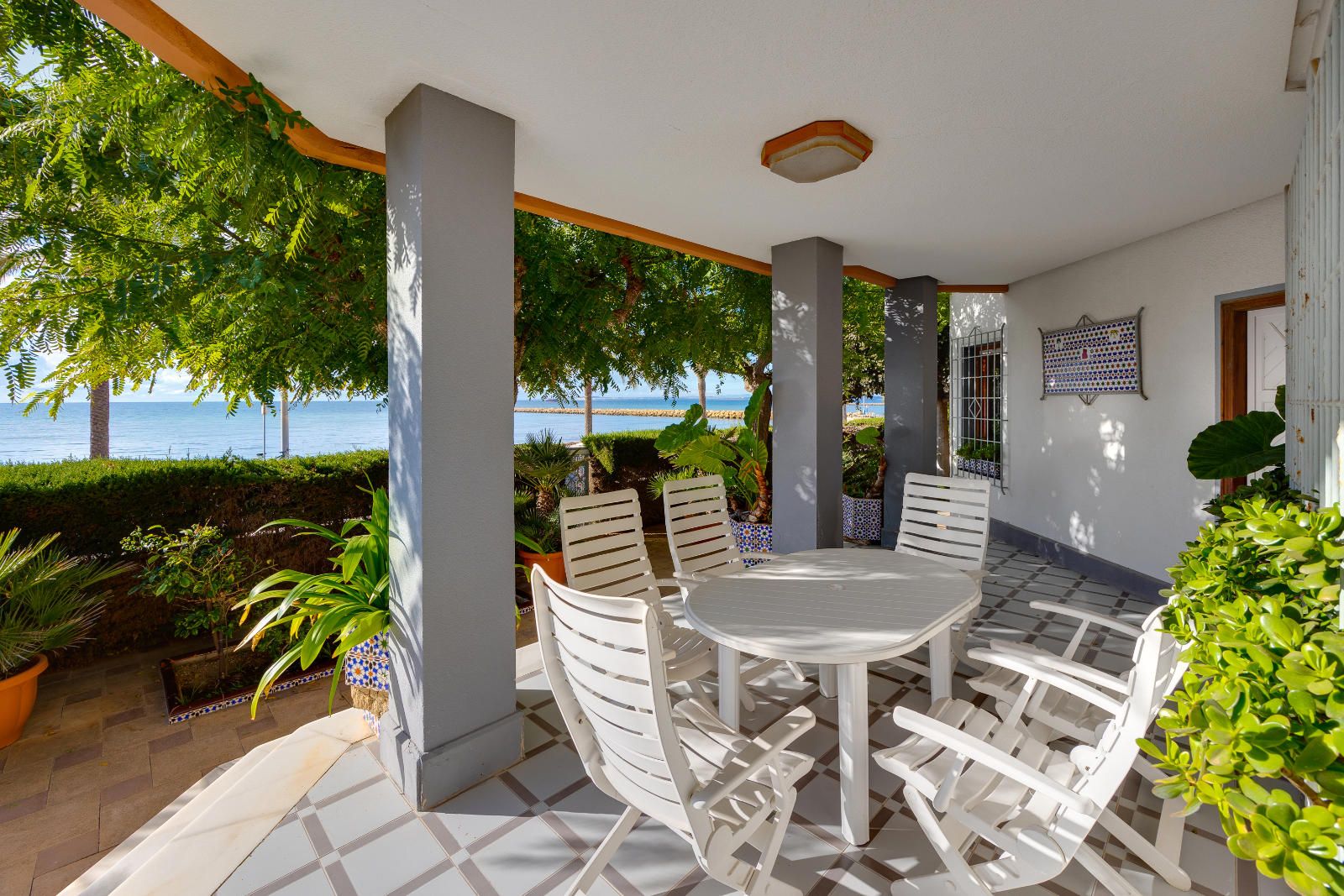 Spectacular villa with 270º sea views and terraces in every bedroom.