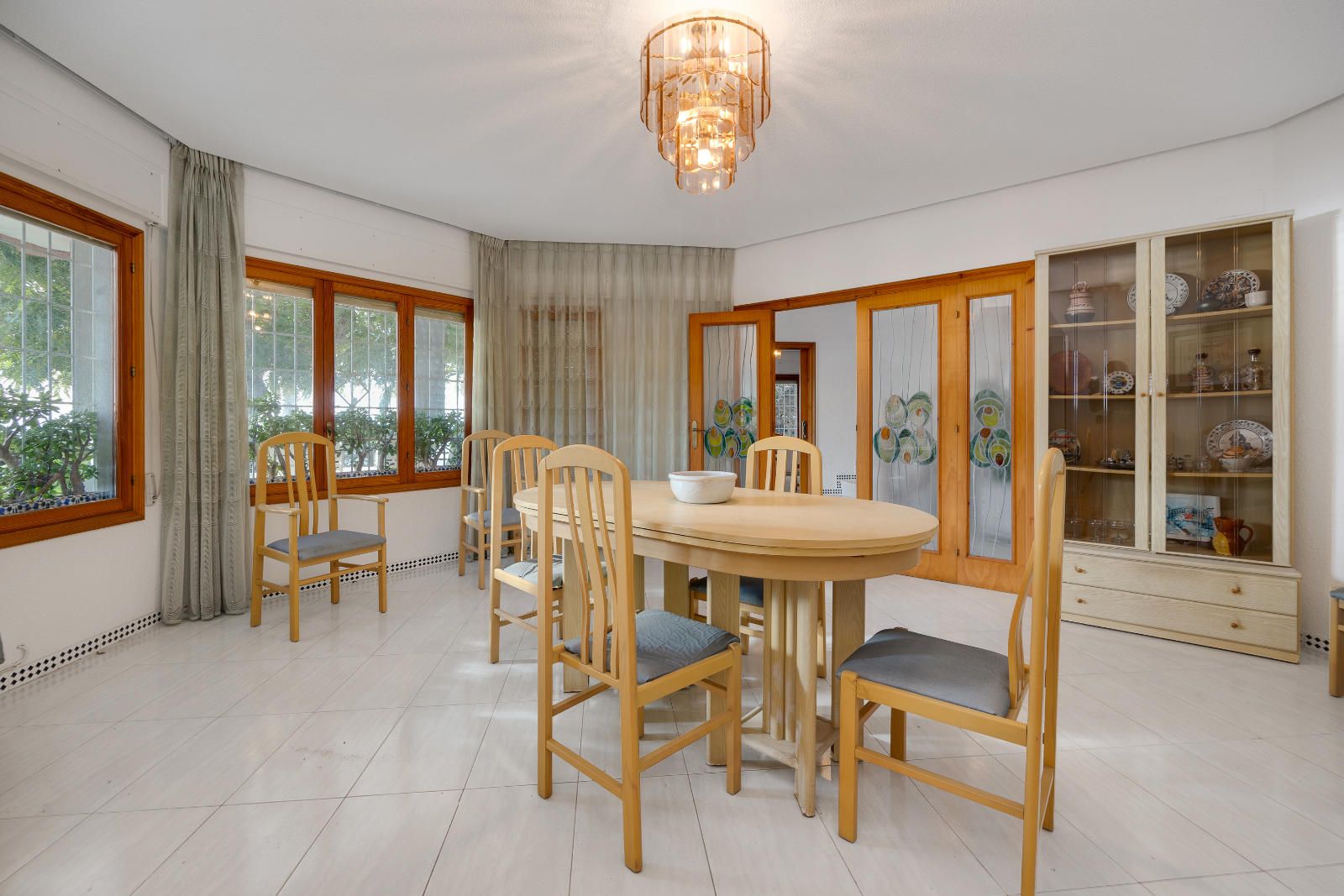 Spectacular villa with 270º sea views and terraces in every bedroom.