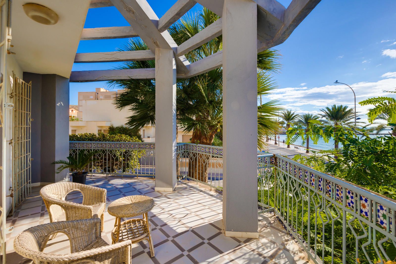 Spectacular villa with 270º sea views and terraces in every bedroom.