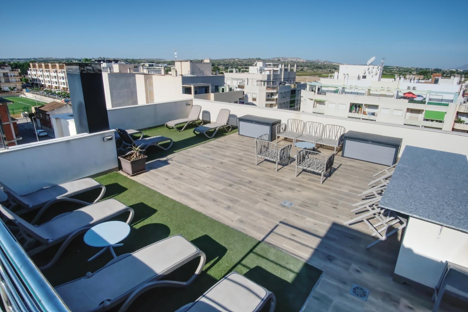 Modern Apartment with Terrace and Rooftop Wellness Areas – Formentera del Segura