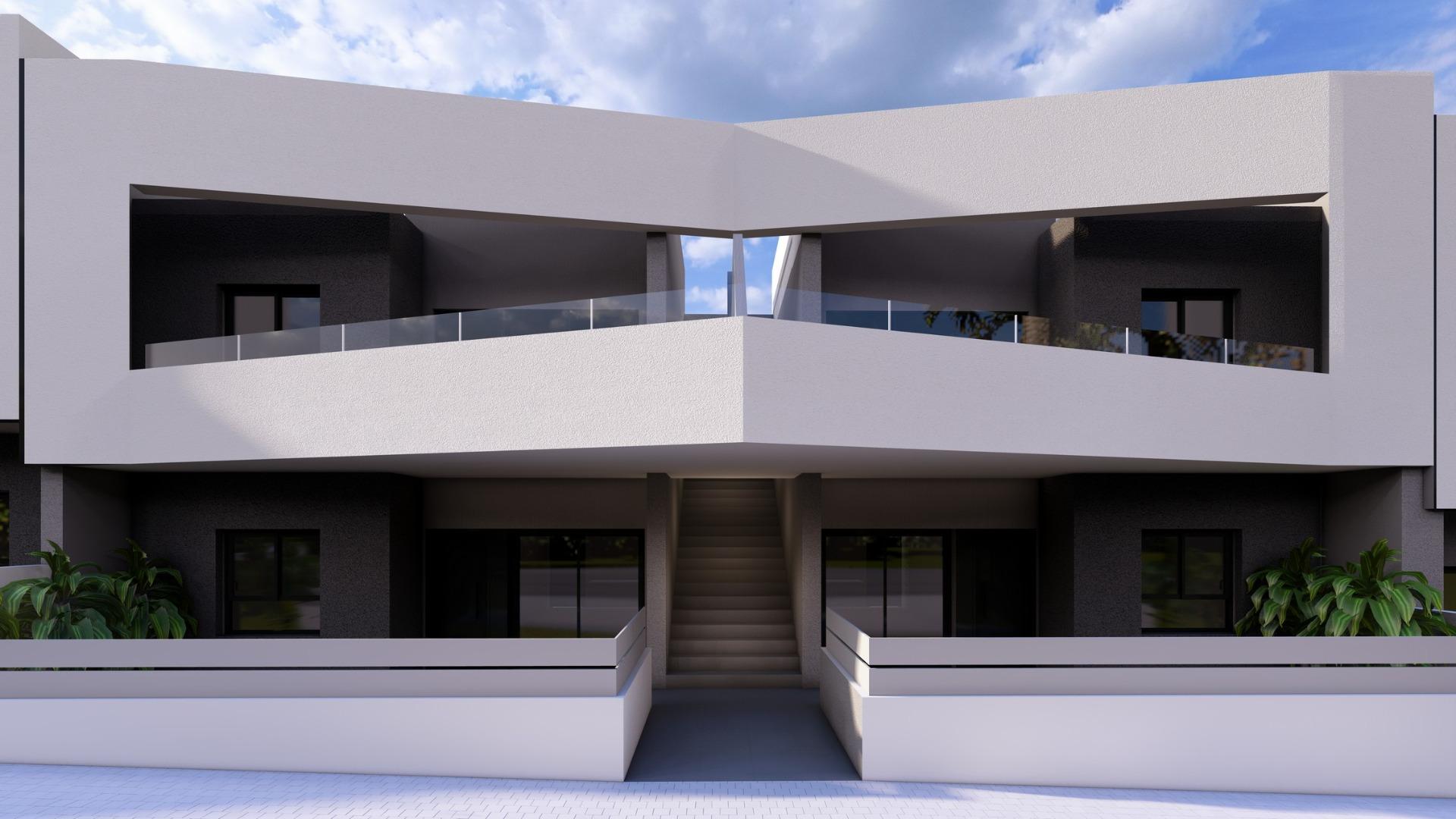 Moderní novostavby bungalovů v San Miguel de Salinas se 3 společnými bazény.