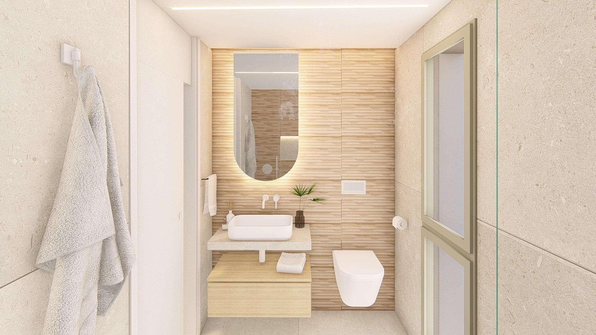 Novostavby apartmánů v La Serena Golf-Los Alcázares, blízko pláže.