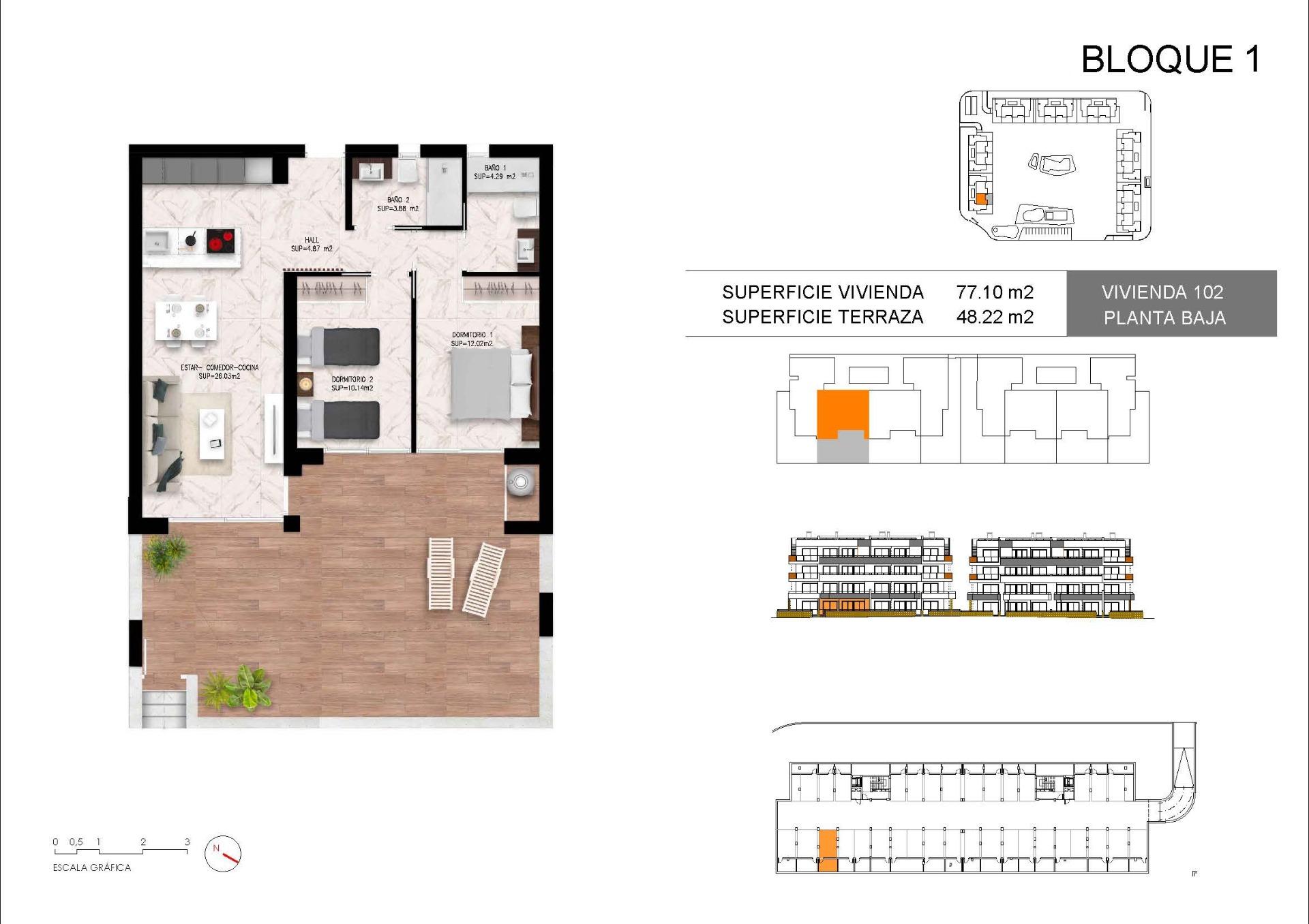 Nový rezidenční komplex v La Siesta, Torrevieja ! Moderní apartmány s vynikajícím vybavením !