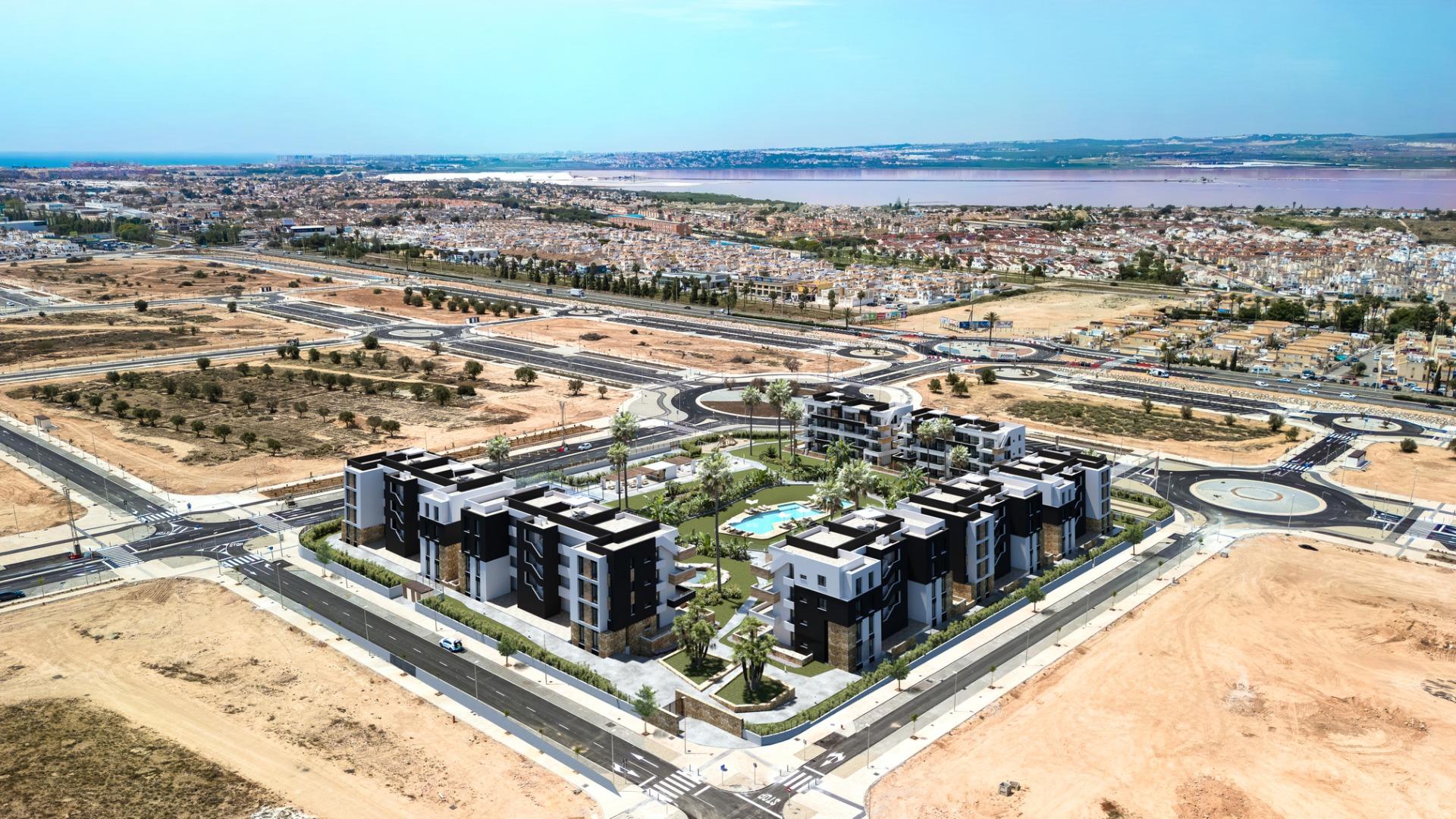 Nový rezidenční komplex v La Siesta, Torrevieja ! Moderní apartmány s vynikajícím vybavením !