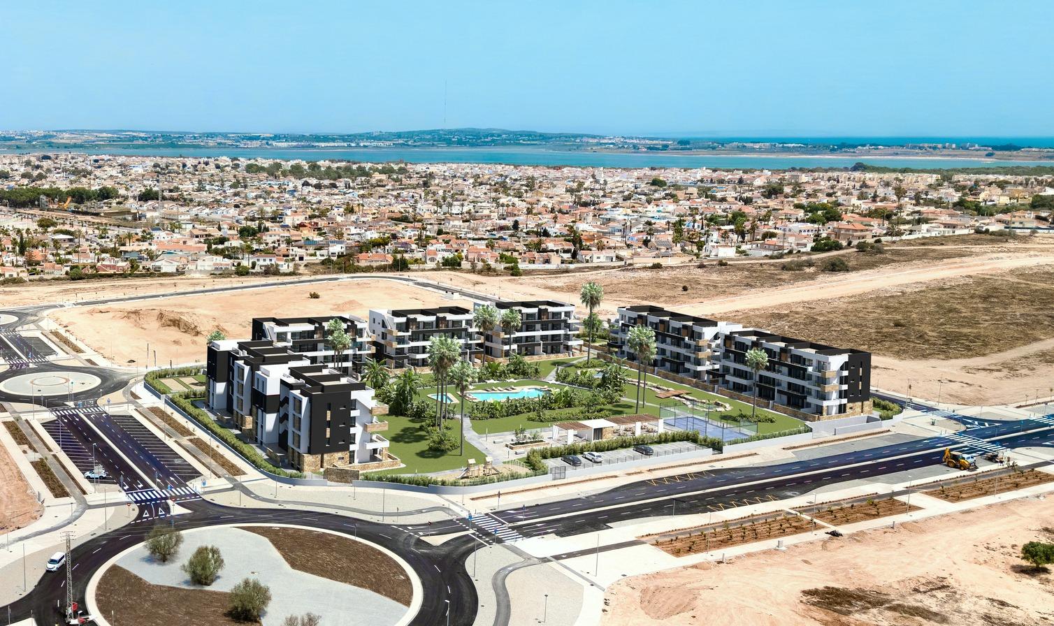 Nový rezidenční komplex v La Siesta, Torrevieja ! Moderní apartmány s vynikajícím vybavením !