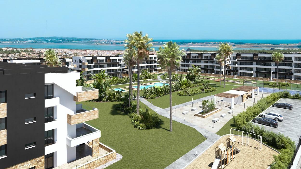 Nový rezidenční komplex v La Siesta, Torrevieja ! Moderní apartmány s vynikajícím vybavením !