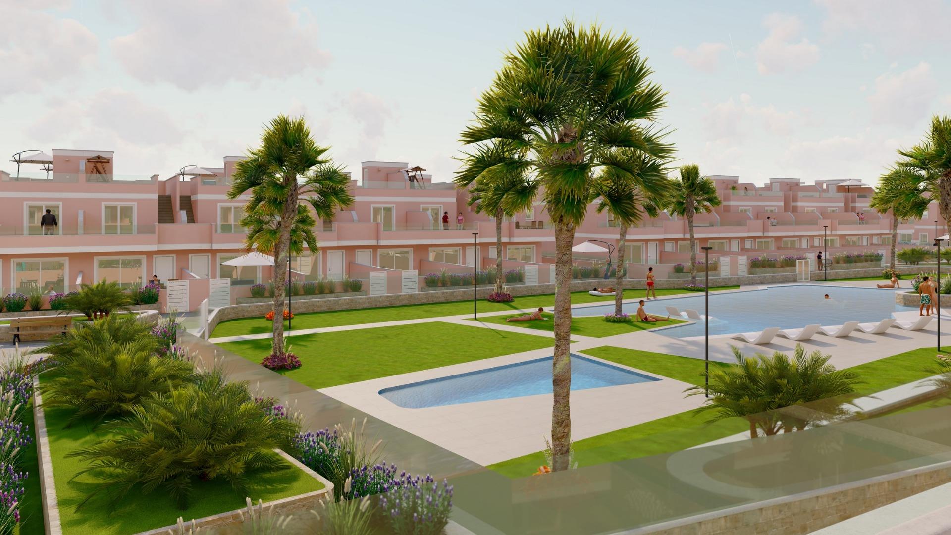 Exkluzivní novostavba v Pilar de la Horadada, Costa Blanca, Moderní domy v blízkosti moře.