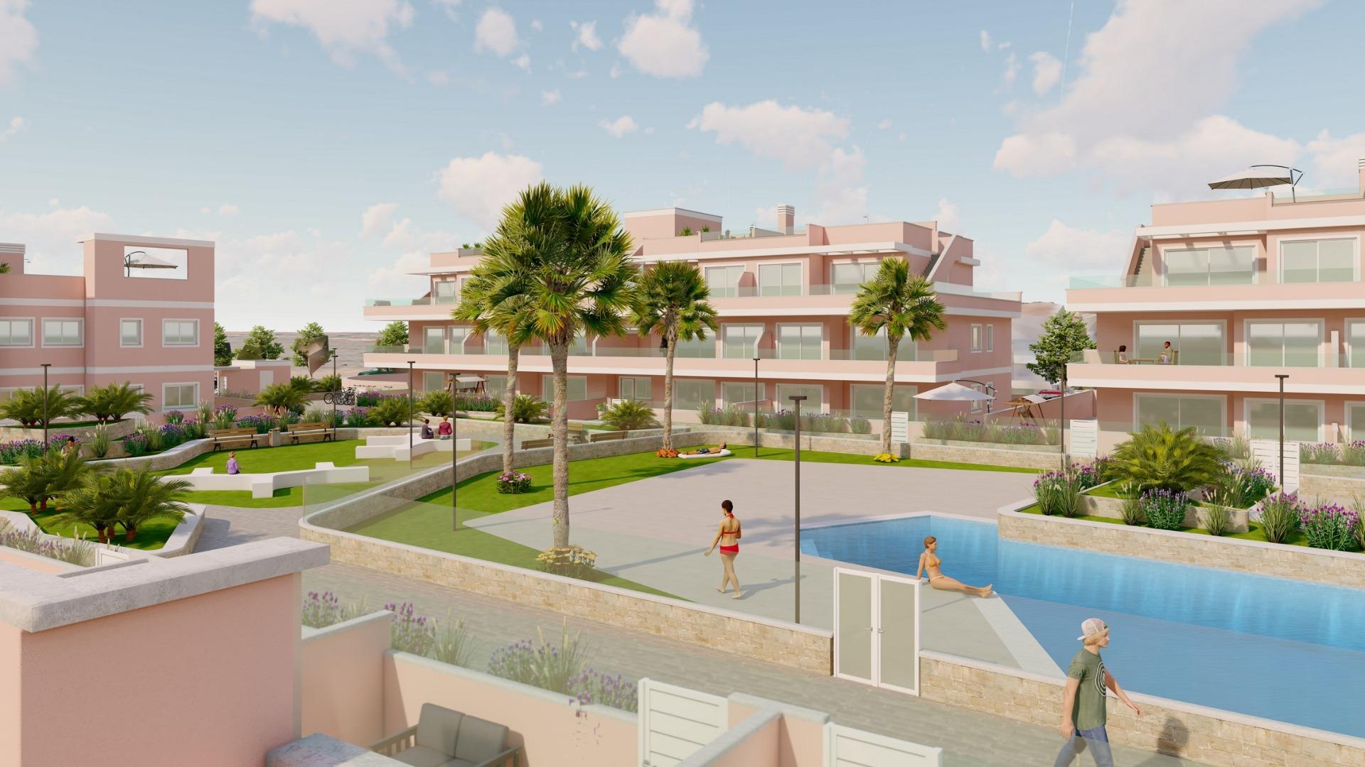Exkluzivní novostavba v Pilar de la Horadada, Costa Blanca, Moderní domy v blízkosti moře.