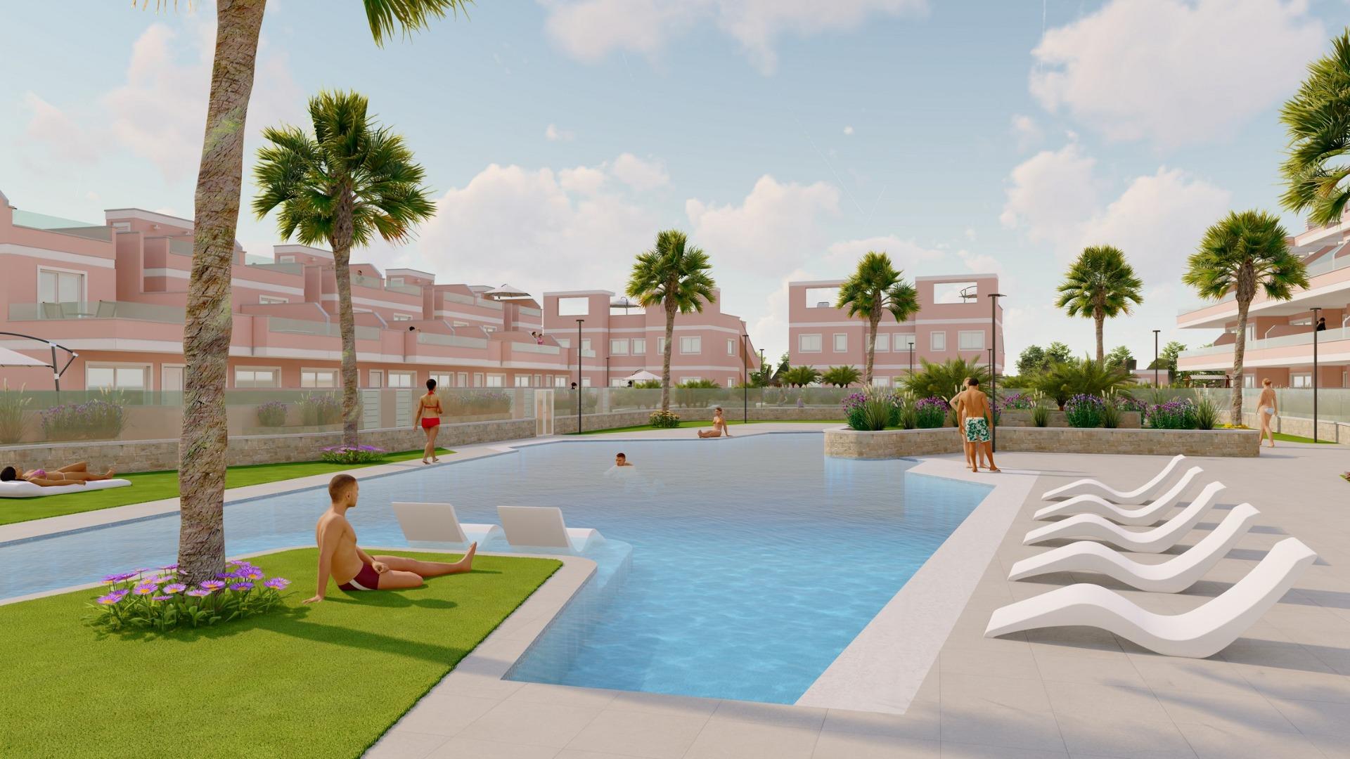Exkluzivní novostavba v Pilar de la Horadada, Costa Blanca, Moderní domy v blízkosti moře.