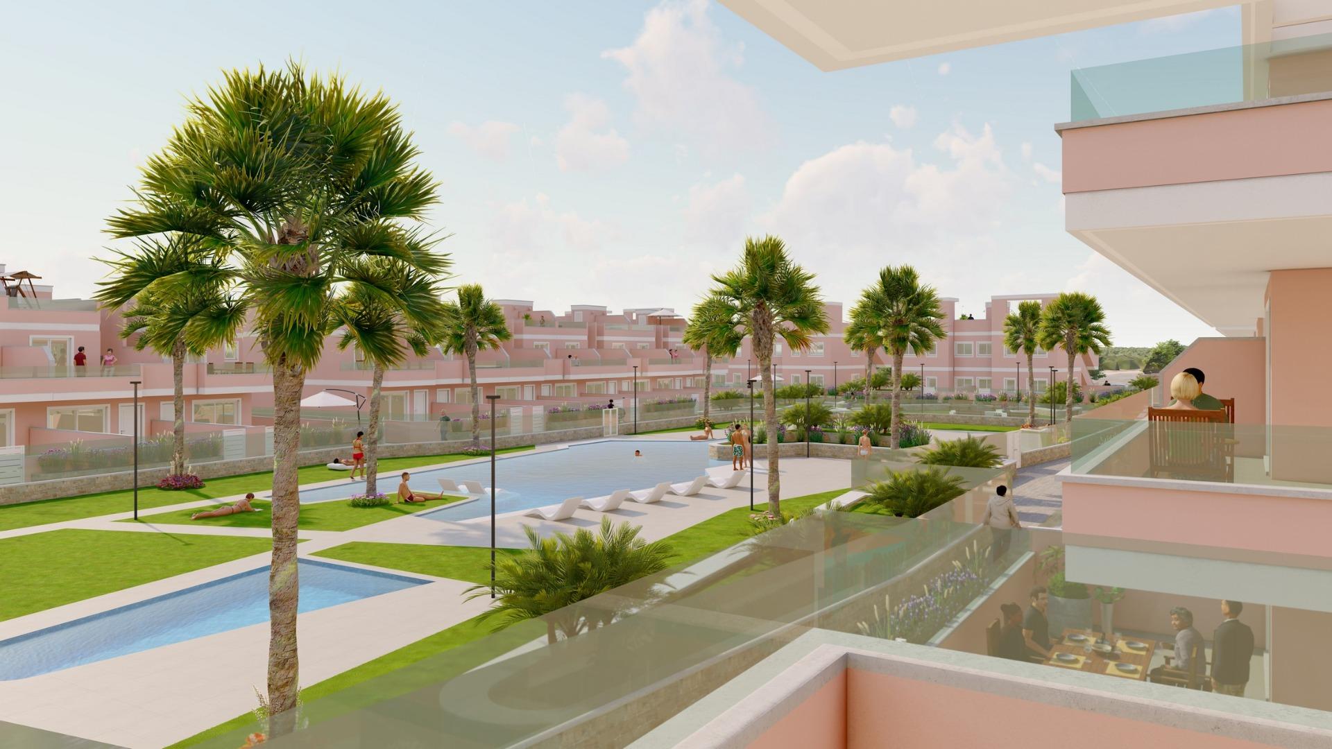 Exkluzivní novostavba v Pilar de la Horadada, Costa Blanca, Moderní domy v blízkosti moře.