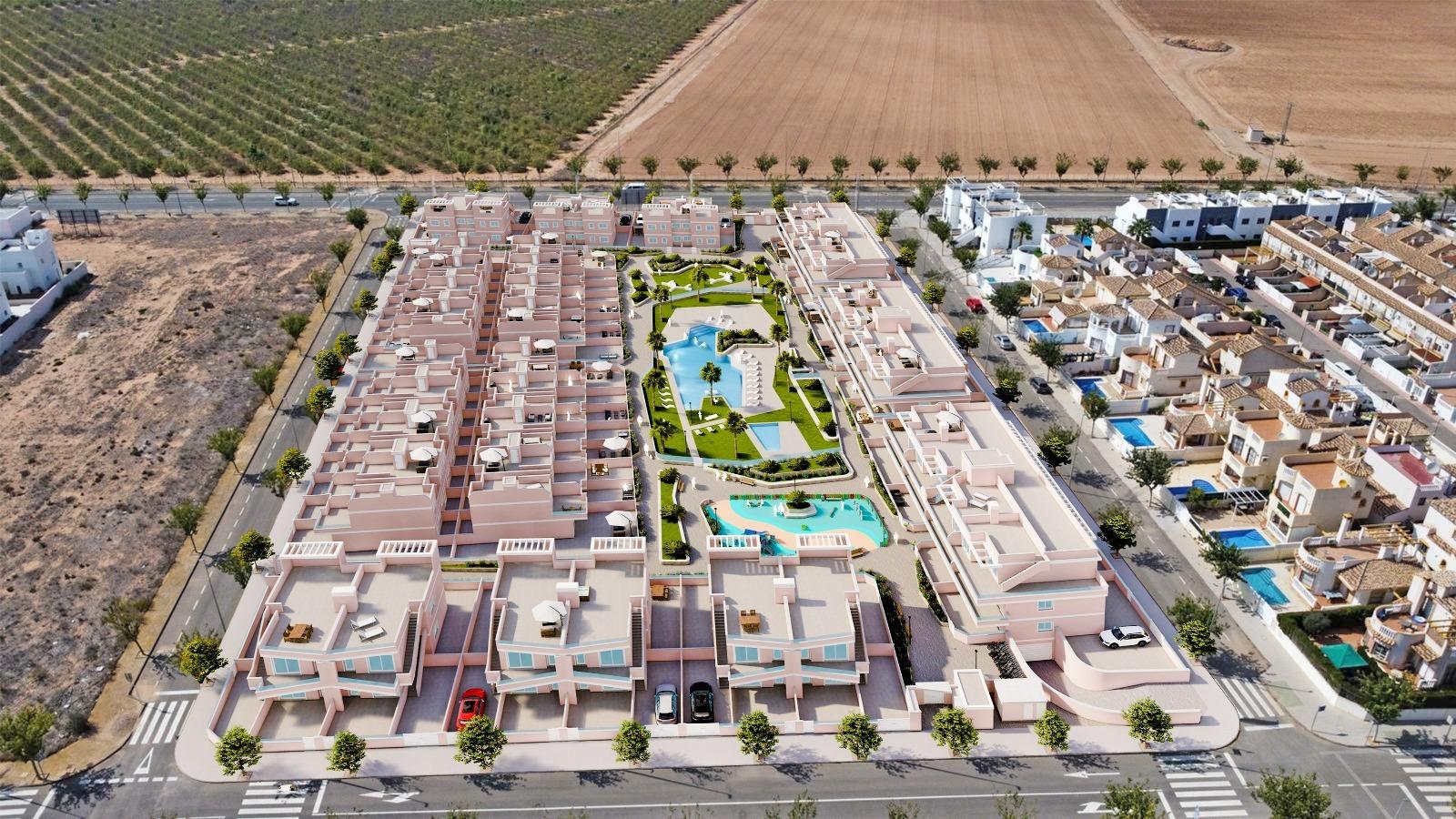 Exkluzivní novostavba v Pilar de la Horadada, Costa Blanca, Moderní domy v blízkosti moře.