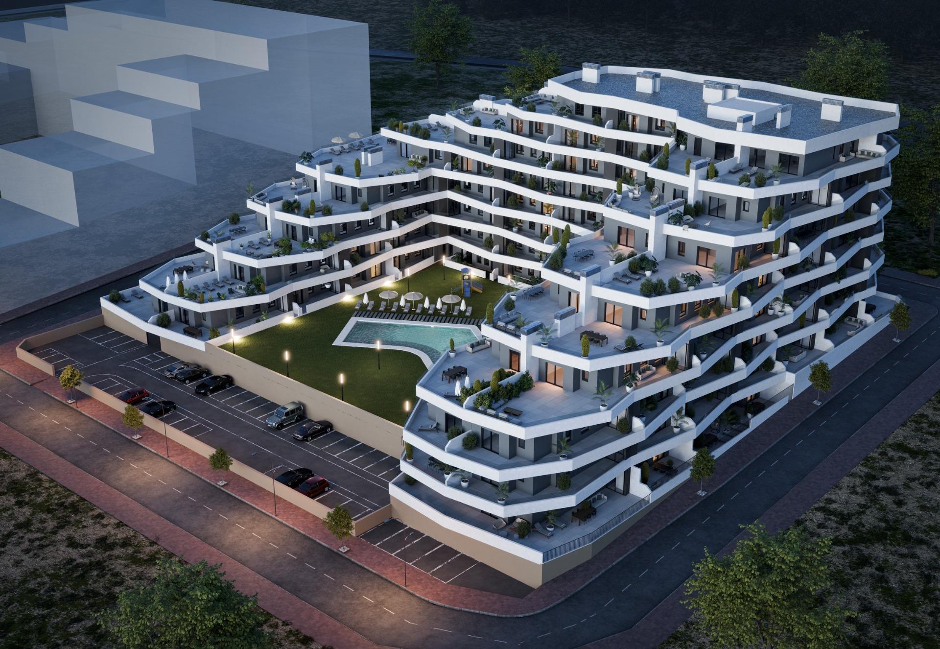 Objevte moderní bydlení v novém rezidenčním komplexu v San Miguel de Salinas.