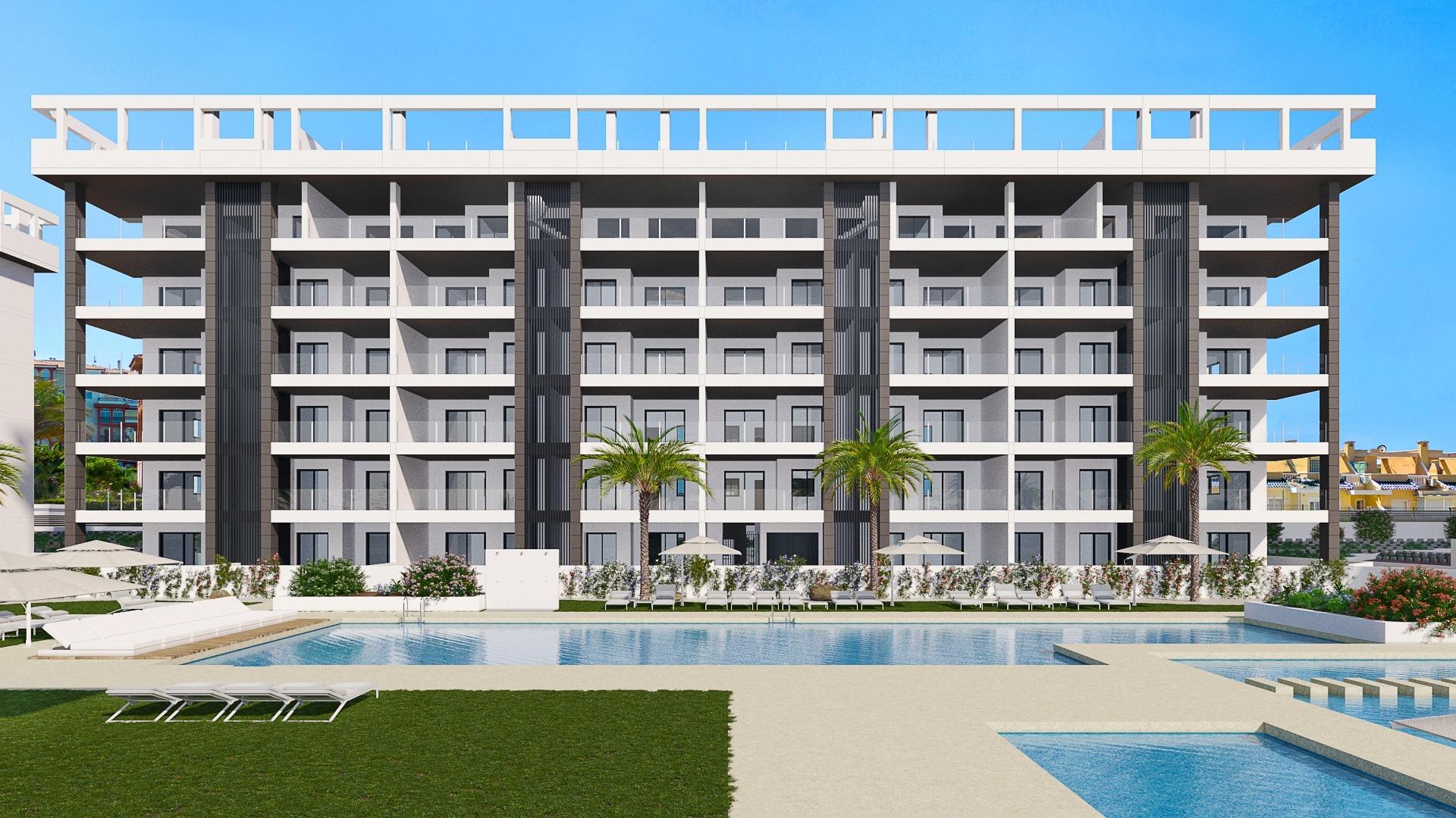 NEW GATED COMMUNITY IN TORREVIEJA, JUST 700M FROM THE BEACH