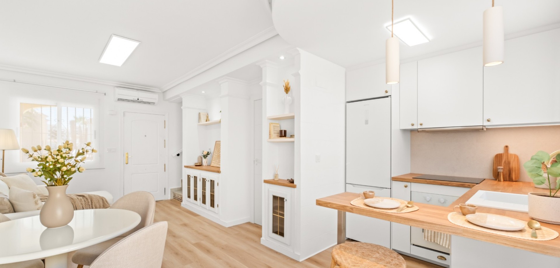 2-BEDROOM TOWNHOUSE WITH TERRACES AND COMMUNAL POOL – LAS FILIPINAS, ORIHUELA COSTA