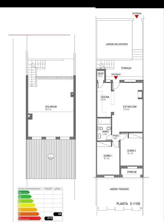 RENOVATED 2-BEDROOM TOWNHOUSE BUNGALOW WITH PRIVATE GARDENS, FIREPLACE AND 36.67 M² SOLARIUM – ORIHUELA COSTA